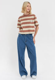 A1987 Boxy Striped Tee