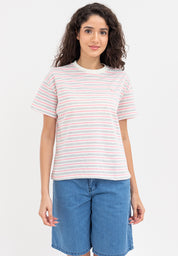 A87 Striped Boxy Tee