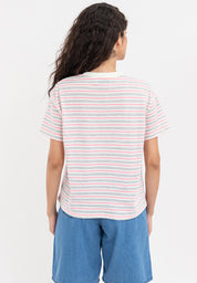 A87 Striped Boxy Tee