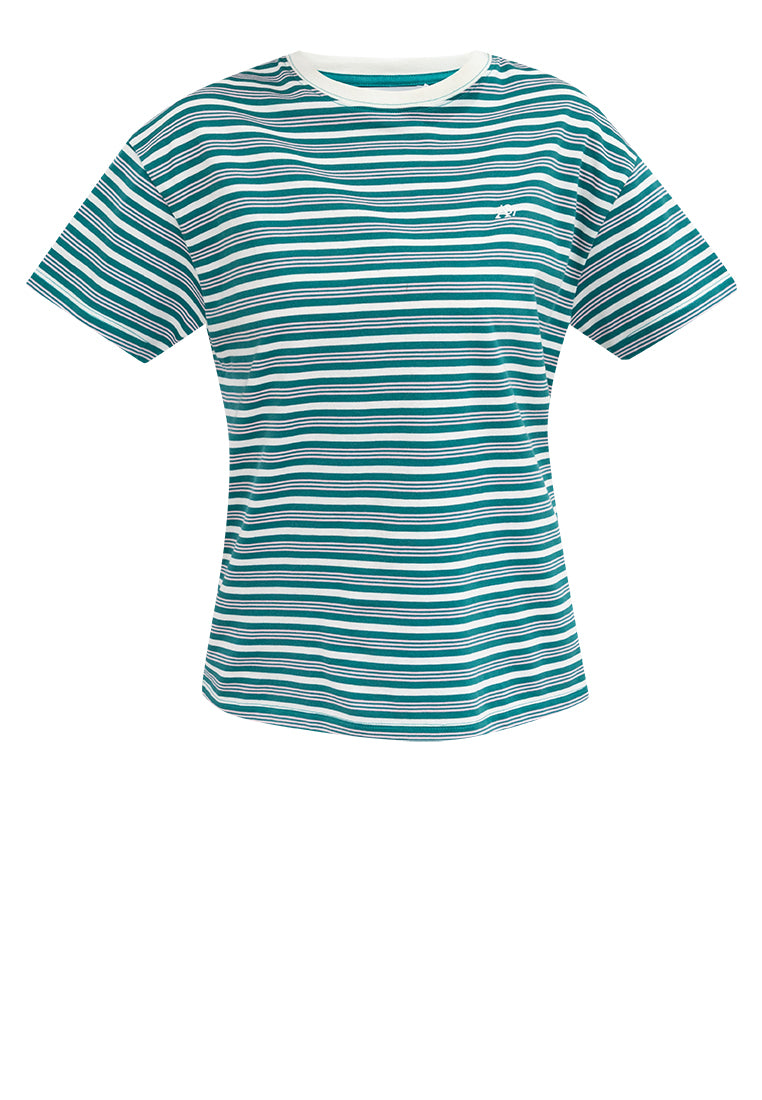 A87 Striped Boxy Tee