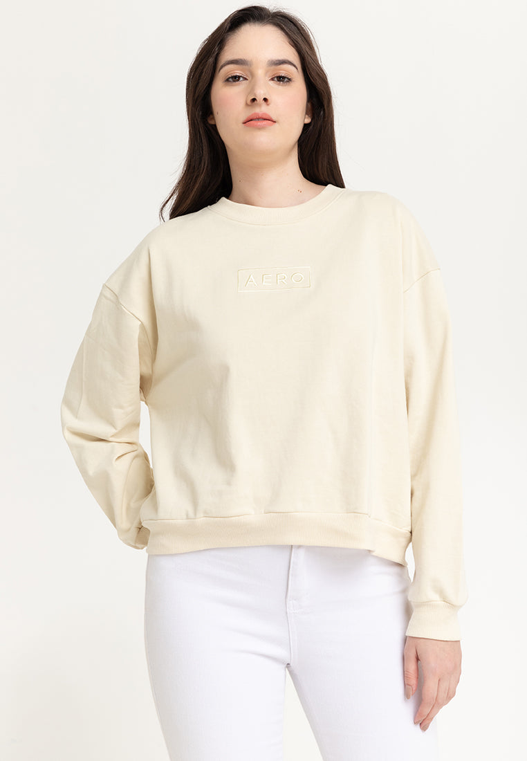 AERO BOX Logo Girls Pullover Sweatshirt