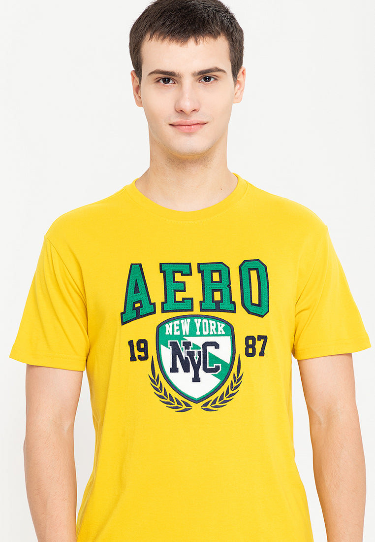 AERO NYC APPLIQUE Guys Graphic Tee