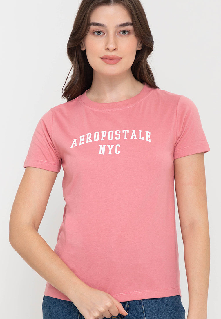 AEROPOSTALE NYC PRINT EMBOSS Girls Graphic Tee