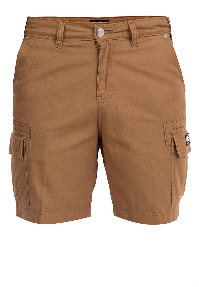 AERO Guys Khaki Cargo Shorts