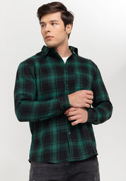 AERO Guys Checkered Longsleeves Polo