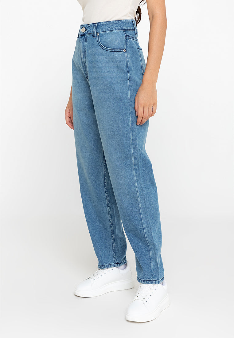 AERO Slim Fit Dark Wash Mom Jeans