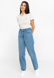 AERO Slim Fit Dark Wash Mom Jeans