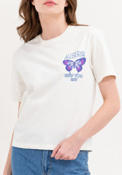 AERO NYC BUTTERFLY Girls Boyfriend Fit Tee