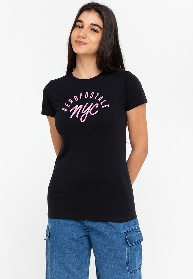 AERO Black NYC Girls Graphic Tee