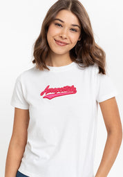 AEROPOSTALE Logo Girls Antique White Tee