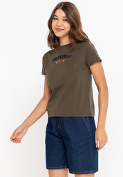 AEROPOSTALE Green Leaf Girls Tee