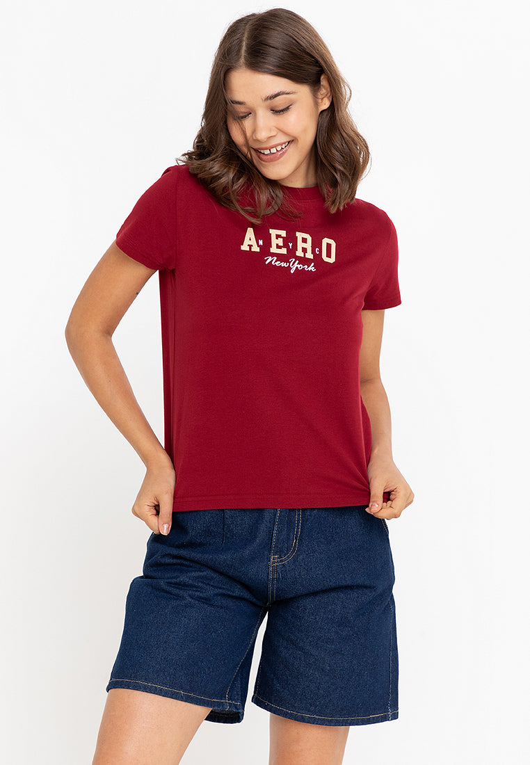 AERO New York Biking Red Girls Tee