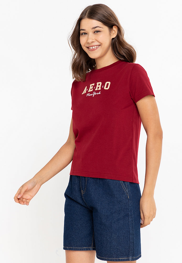 AERO New York Biking Red Girls Tee