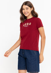 AERO New York Biking Red Girls Tee