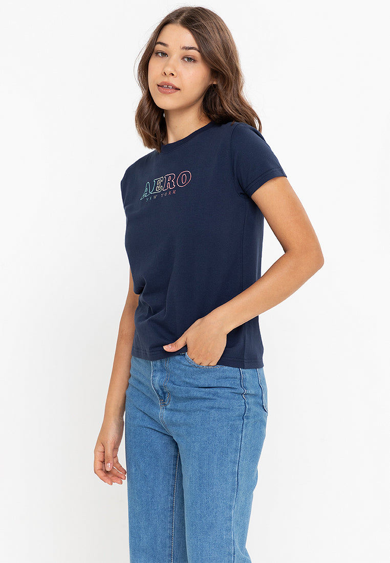 AERO New York Black Iris  Girls Tee