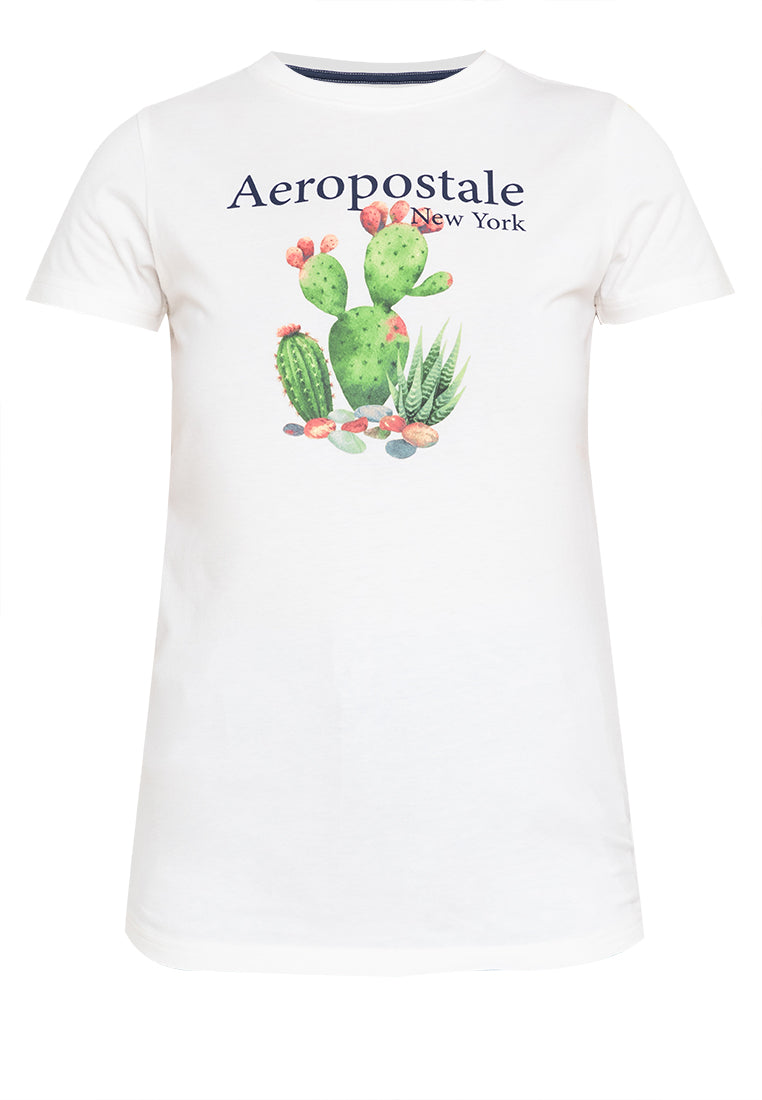 AERO NY Girls Cactus Graphic Tee