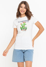 AERO NY Girls Cactus Graphic Tee