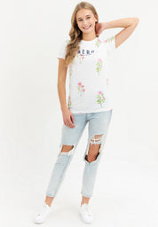 AERO AOP Floral Girls Tee