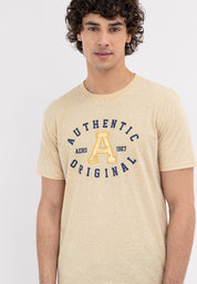 MEN'S AERO WHEAT A APPLIQUE TEE