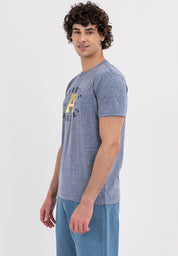 MEN'S AERO ENSIGN BLUE A APPLIQUE TEE