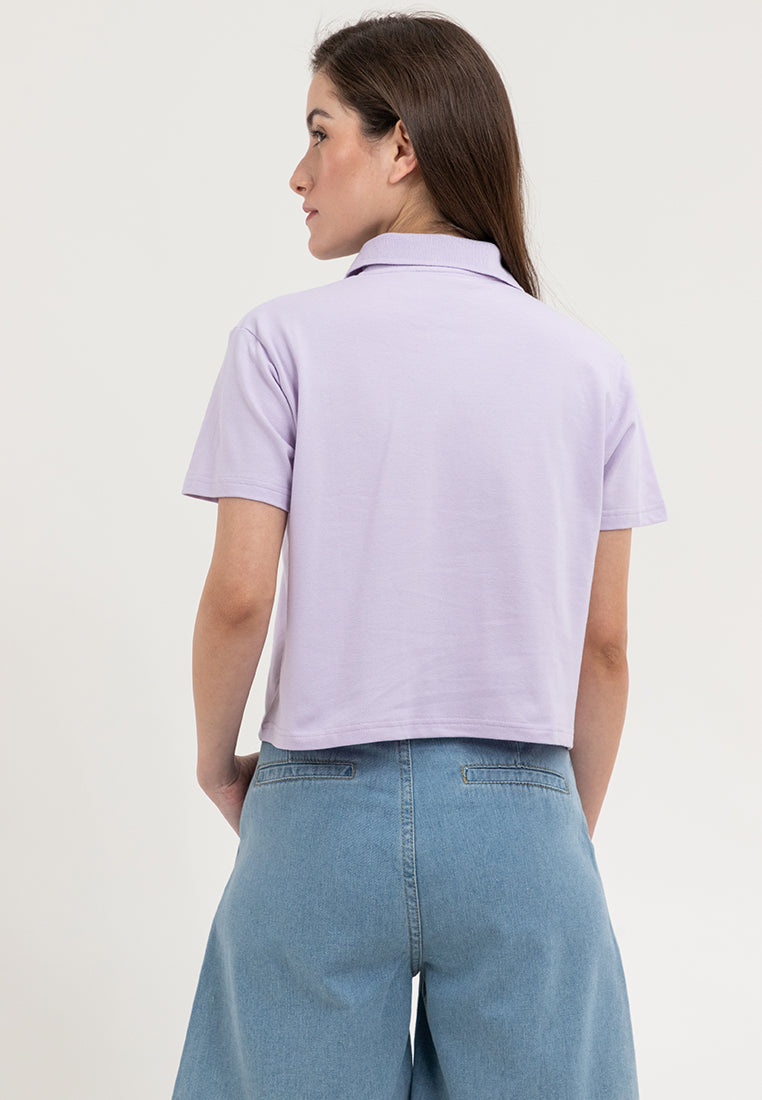 A87 BOXY POLO LADIES SHIRT