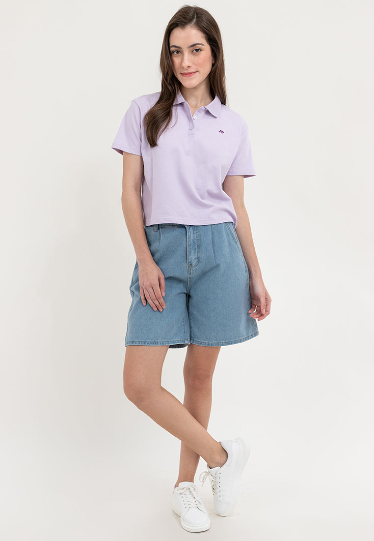 A87 BOXY POLO LADIES SHIRT