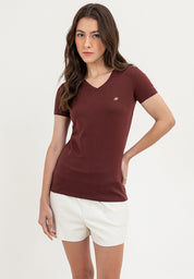 V-NECK SLIM FIT A87 LADIES TEE