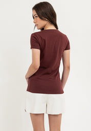 V-NECK SLIM FIT A87 LADIES TEE