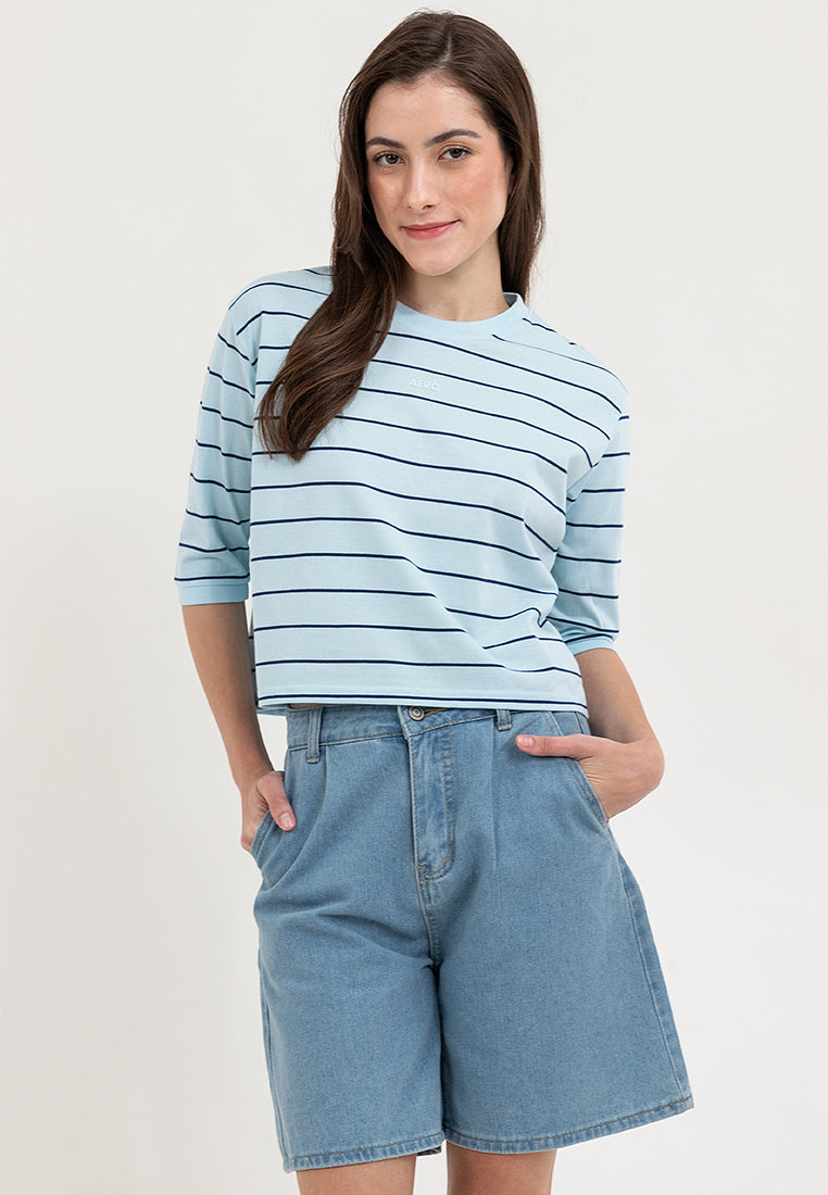 STRIPE A87 LADIES TEE