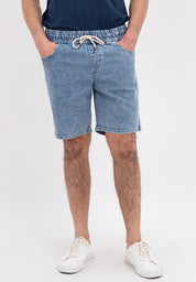 MEN'S AERO LIGHT BLUE GARTERIZED SHORT