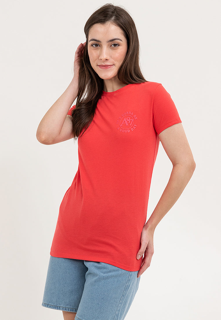 REGULAR FIT GRAPHIC LADIES T-SHIRT