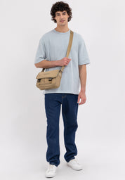 MEN'S AERO KHAKI MESSENGER BAG