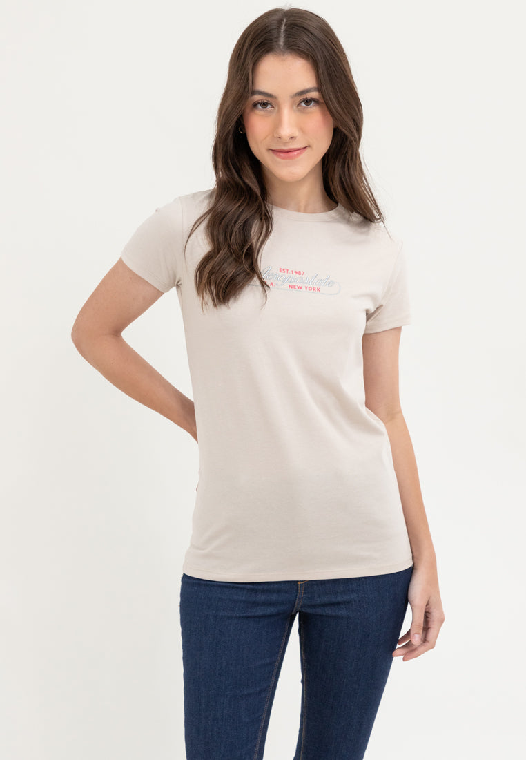 REGULAR FIT GRAPHIC LADIES T-SHIRT