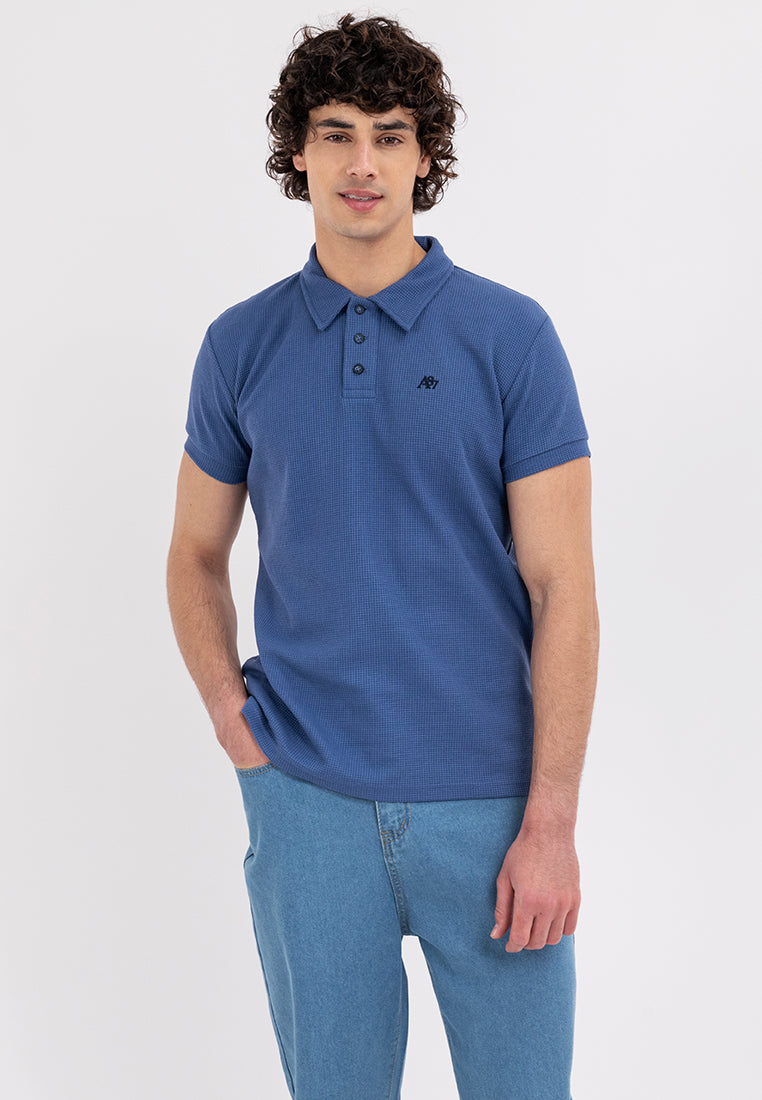 MEN'S AERO ENSIGN BLUE ESSENTIAL POLO SHIRT