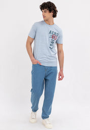 MEN'S AERO BLUE GRAY A87 NYC TEE