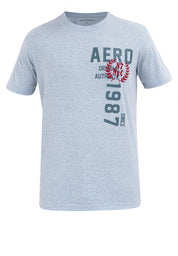 MEN'S AERO BLUE GRAY A87 NYC TEE