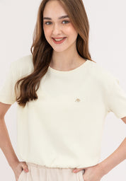 A87 Loose Gartered Tee