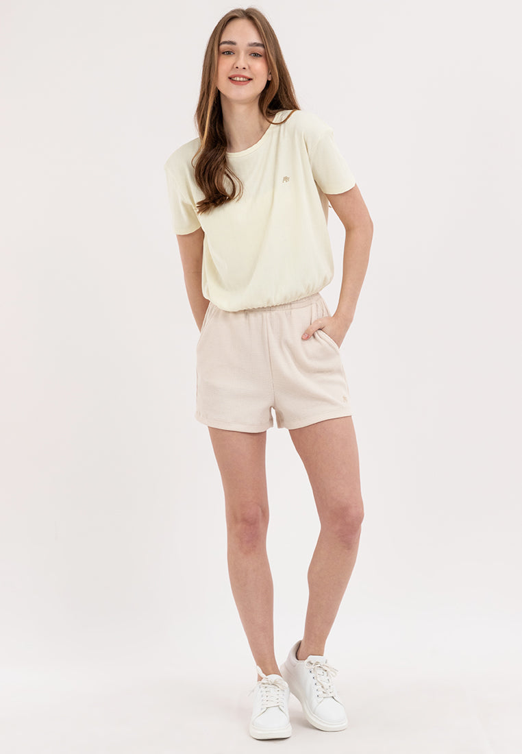 A87 Loose Gartered Tee