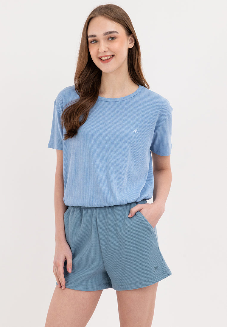 A87 Loose Gartered Tee