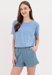 A87 Loose Gartered Tee