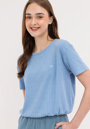 A87 Loose Gartered Tee