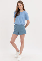 A87 Loose Gartered Tee