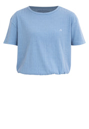 A87 Loose Gartered Tee