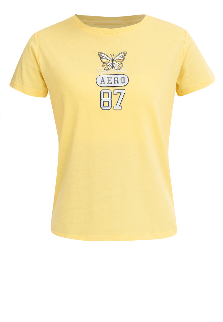 LADIES AERO GOLDEN HAZE COMFORT FIT GRAPHIC TEE