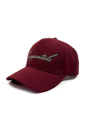 SCRIPT LOGO BASEBALL CAP Scarlet Sage