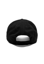 EMBROIDERED LOGO BASEBALL CAP Black