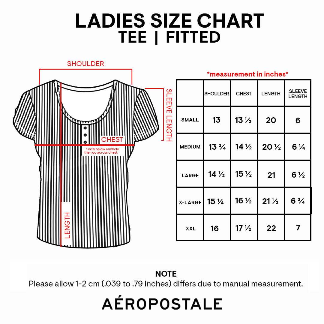 Size Chart Aeropostale Philippines