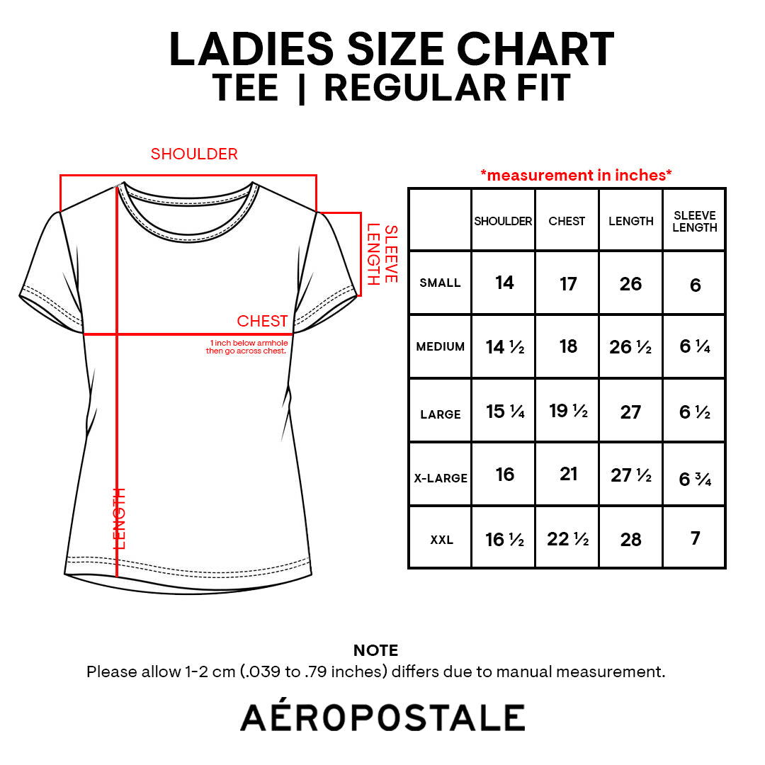 Size Chart Aeropostale Philippines
