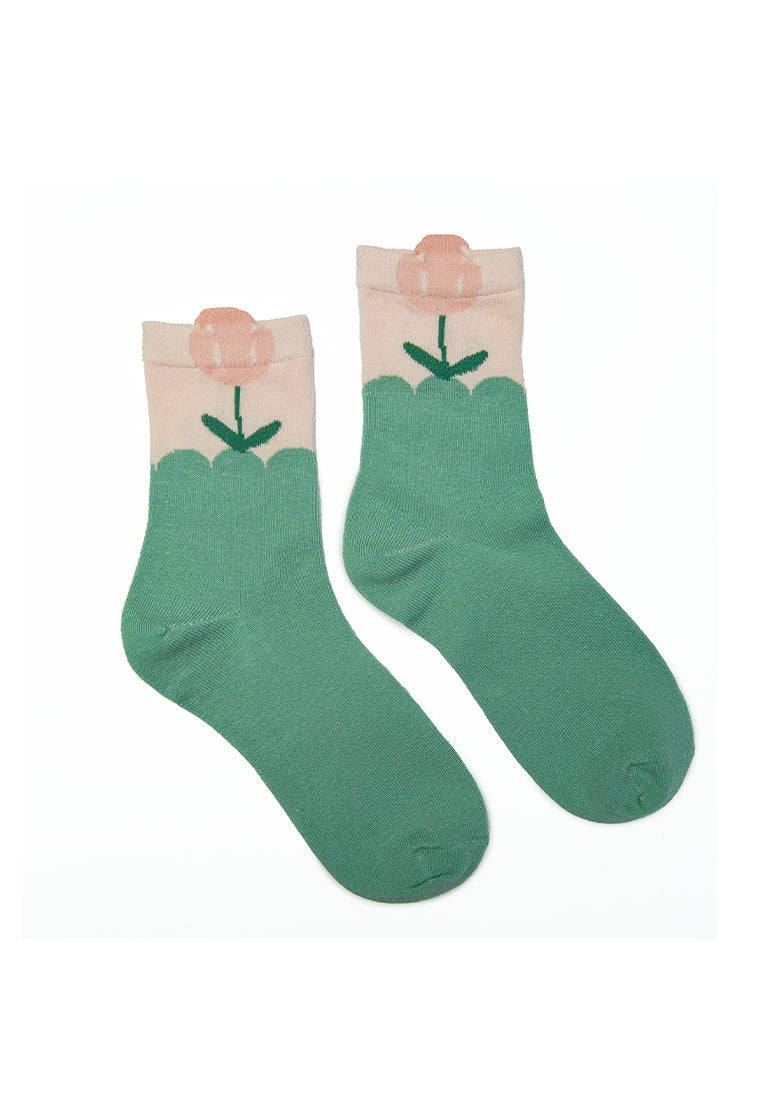3-Pack Mid Rise Socks