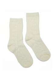 Patterned Mid Rise Socks - Heart